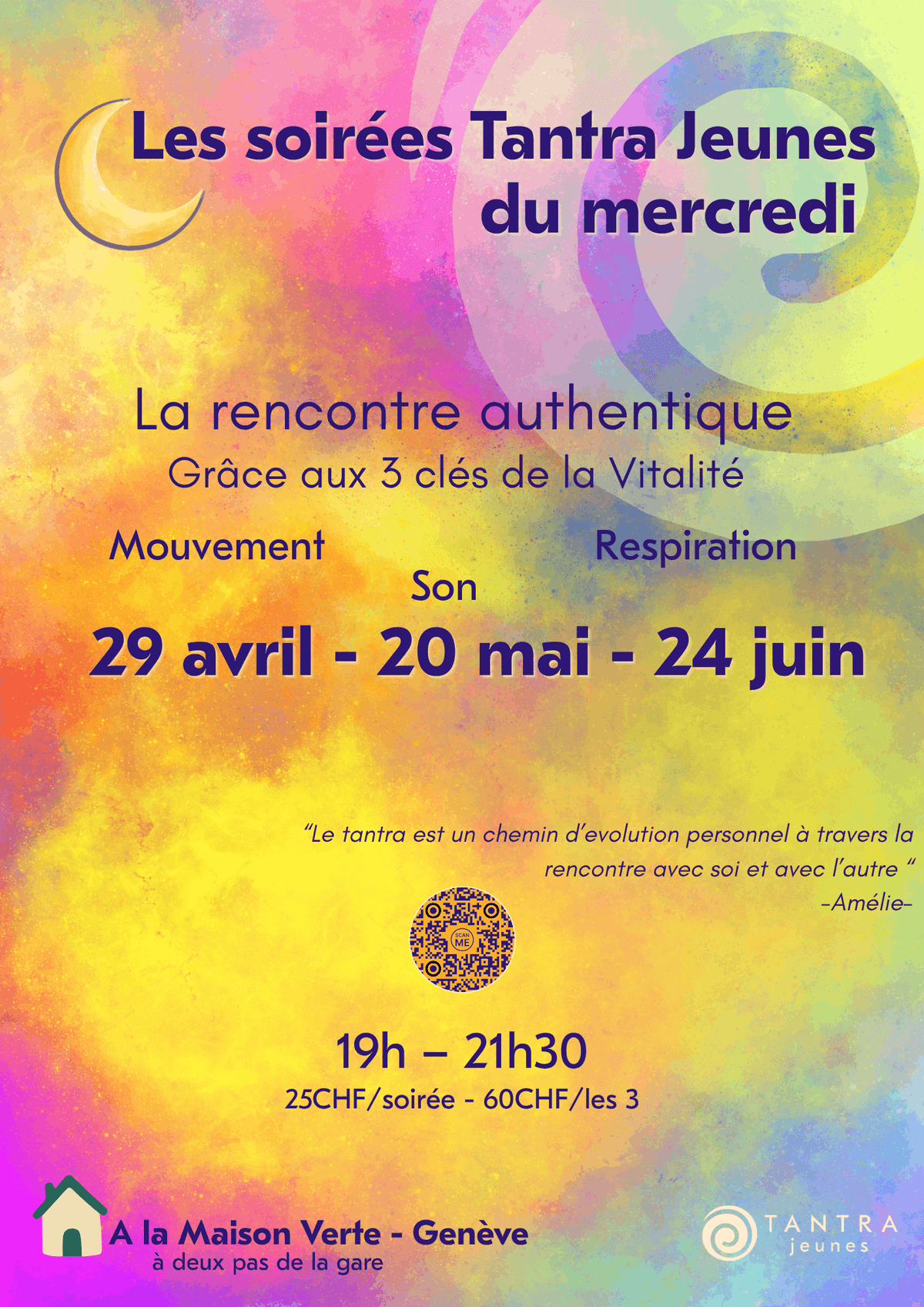 Les soirées Tantra Jeunes du mercredi